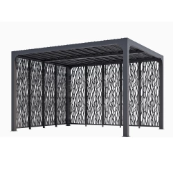 Pergola en métal