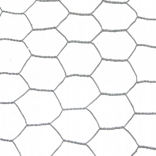Grillage pour animaux triple torsion gris, H.0.5 x L.10 m, maille H.25 x l.25 mm