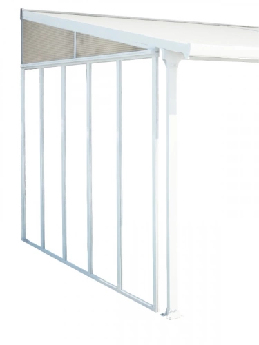 Panneau latéral pour toit terrasse 4m blanc