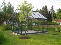 Serre verre - 7,42 m2 "Sekurit" grise