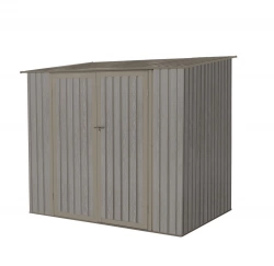 Abri jardin métal - Aspect BOIS VIEILLI 75 - 3,17 M²- GRIS