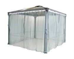 Moustiquaires Tonnelle - JARDIN D'HIVER - 360X217 - BLANC - LOT DE 2