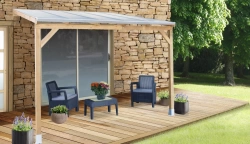 Toit Couv'Terrasse bois 3X3 - AVEC TOIT