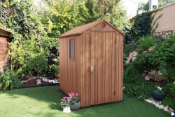 ABRI JARDIN RESINE - DARWIN - 2M² - MARRON
