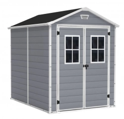 ABRI JARDIN RESINE - PREMIUM 86 DPF- 3,75M² - GRIS