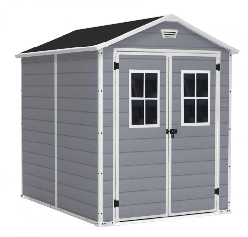 ABRI JARDIN RESINE - PREMIUM 86 DPF- 3,75M² - GRIS
