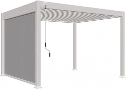 Store latéral motorisé - 3M - Ombréa S2 - Blanc