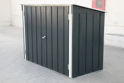 Abri vélos Duramax Métal 0,33mm 2,05M² avec kit ancrage - Anthracite