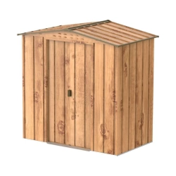 Abri de jardin métal imitation bois - 2,48m²
