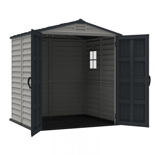 Abri de jardin en PVC - Storemate - 6x6 - 3,65m² - plancher inclus