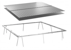 Kit de sol pour armoire à outils - taille L - 170 x 84 x 2 - acier