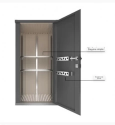 Ensemble d'aménagement intérieur pour armoire à outils Guardi - taille S - Acier