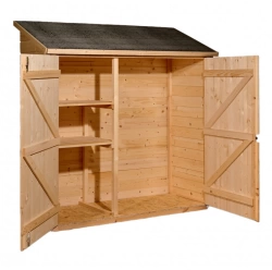 Abri mural de rangement avec étagère