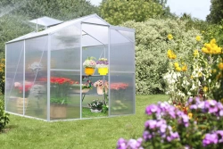 Serre de jardin en aluminium – 2,39 m² – Isolation et protection optimales