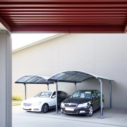 Carport double en aluminium – 28,62 m² – Design moderne et protection optimale