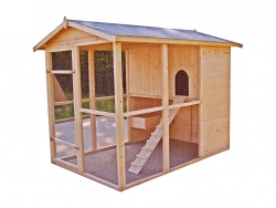 Poulailler - PO1624 HABRITA – 4,69 m² – Idéal pour 6 à 10 poules
