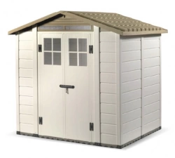Abri de Jardin EVO 200 – 3,98 m² – Résine et Toit ABS – Avec Plancher