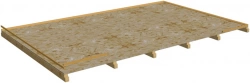 Plancher pour Abri Baron 16 m² – Compatible BA4040.02N – Panneaux de Particules 12 mm