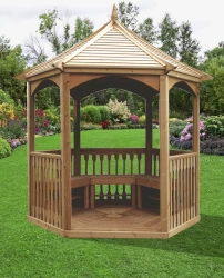 Pavillon hexagonal - Toiture bois - 4,74 m²