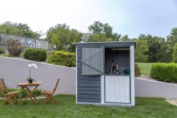 Abri de Jardin 2,00 m² – Acier Galvanisé – Toit Monopente