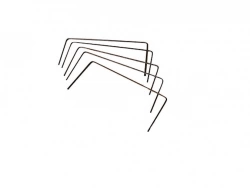 Agrafes de fixation métal – Lot de 20 – 20 x 20 x 20 cm – Fabrication Française – Sans plastique