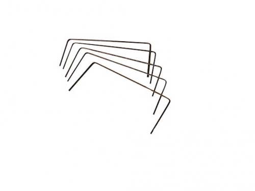 Agrafes de fixation métal – Lot de 20 – 20 x 20 x 20 cm – Fabrication Française – Sans plastique