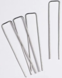 Agrafes de fixation métal – Lot de 20 – 14 x 3 x 14 cm – Fabrication Française – Sans plastique