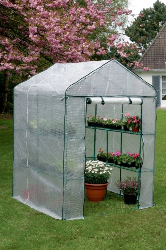 Serre de jardin ou de terrasse "Greenseason 4" - 1,45 x 1,43 x 1,95 m