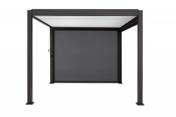 Store déroulant gris anthracite 2.79 x 2.36 pour pergola Prima 4x3
