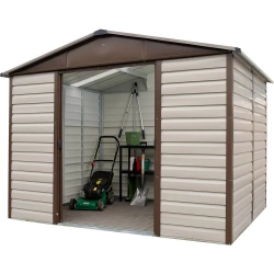 Abri Métal 86TBSL - S.H. T. 4,79 m² - H. 215cm - Gris chataîgne