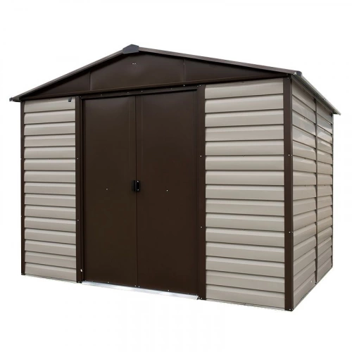 Abri Métal 106TBSL - S.H. T. 5,97 m² - H. 224cm - Gris chataîgne