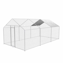 Enclos extérieur pour animaux - 3m x 6m x 2,5m