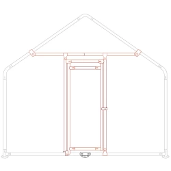 Set de porte d‘Enclos pour animaux domestiques
